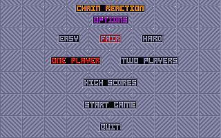 Chain Reaction atari screenshot